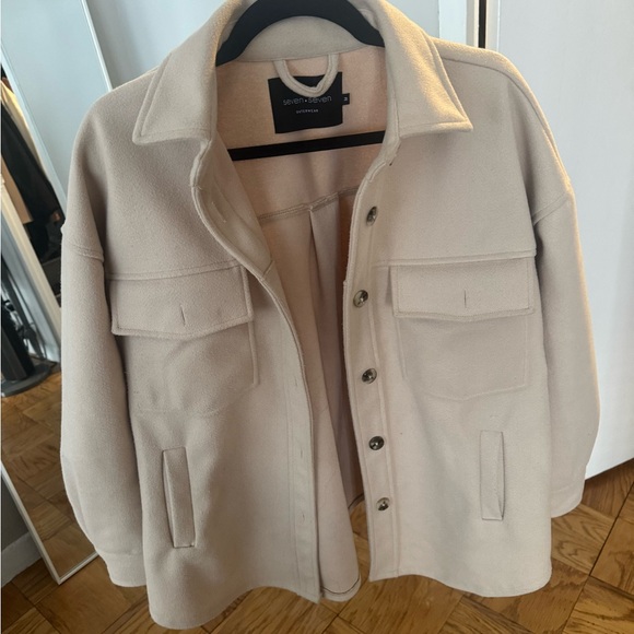 Cream Jacket (Shacket) - Picture 2 of 4